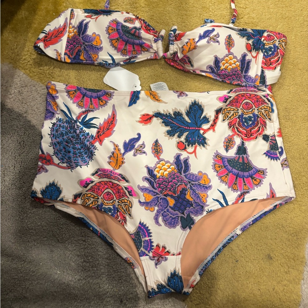 Vibrant Floral Bikini Set